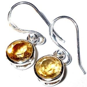 Sterling Silver Citrine Earrings